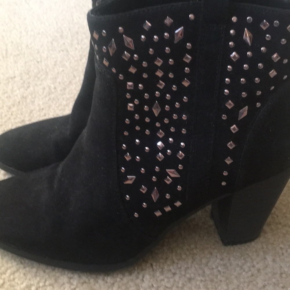 Suede booties